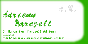 adrienn marczell business card